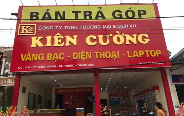 Biển quảng cáo Trả góp Kiên Cường
